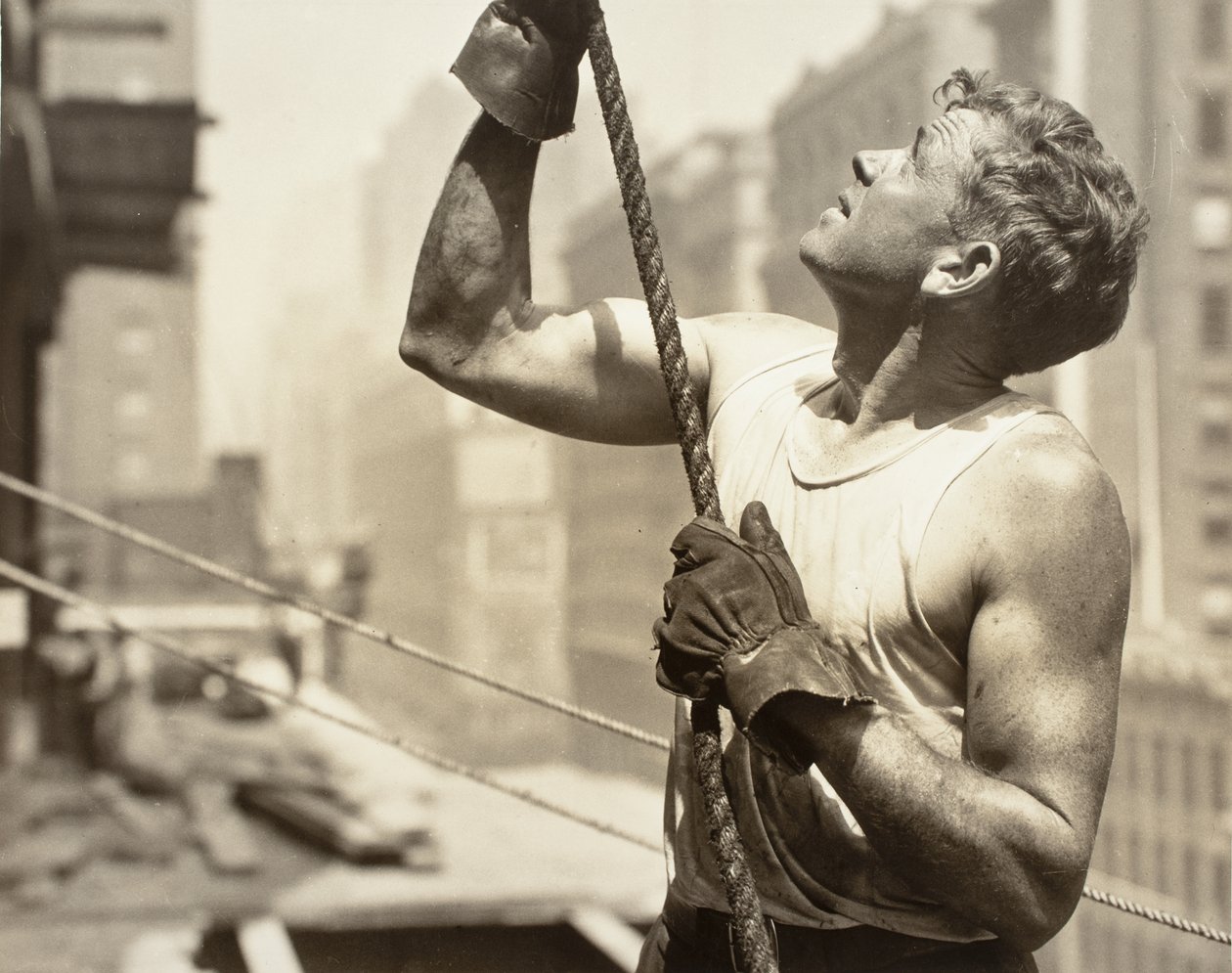 Empire State (Az emelőmunkás) alkotó: Lewis Wickes Hine