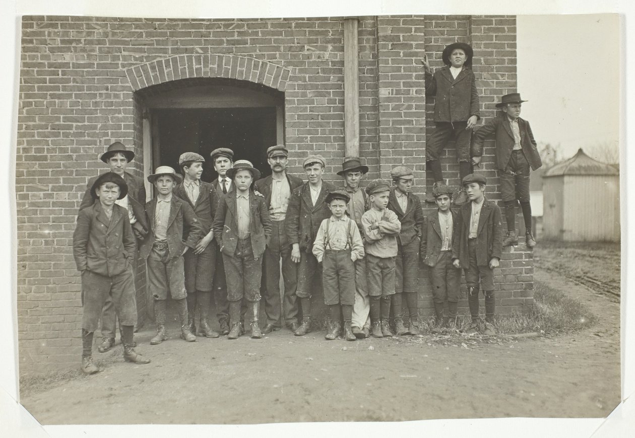 Noon Hour, King Mfg. Co., Augusta, Georgia alkotó: Lewis Wickes Hine