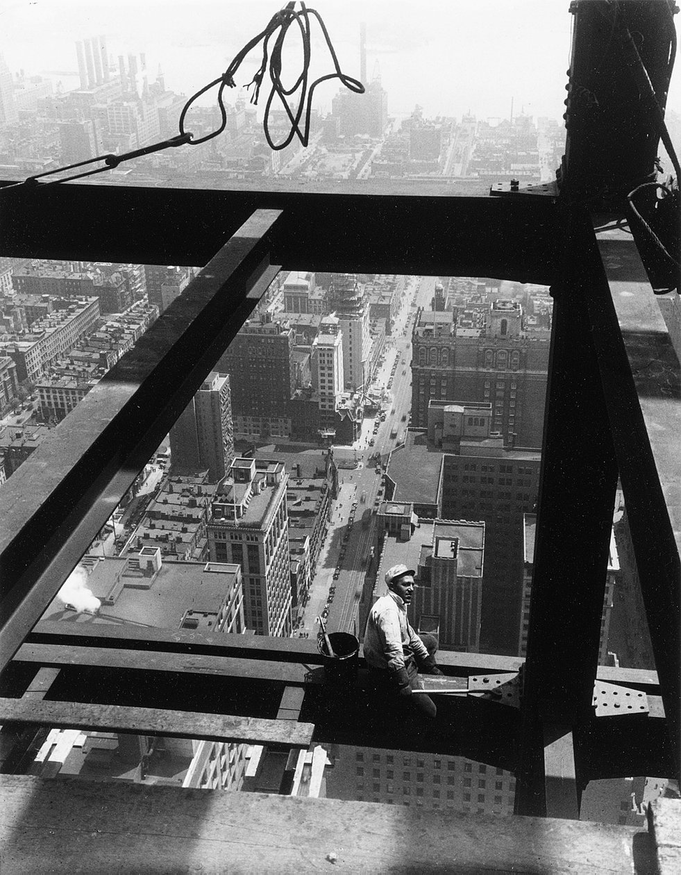 Sitting on Beam, The Empire State Building, 1930-as évek alkotó: Lewis Wickes Hine