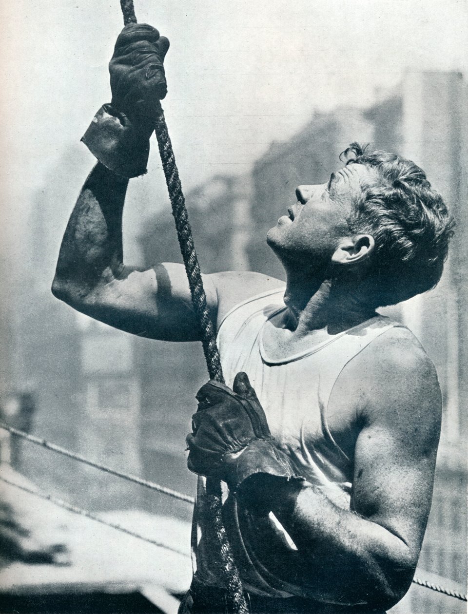 Az Empire State Building: Felhőkarcoló munkások, 1931 alkotó: Lewis Wickes Hine