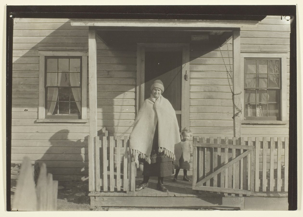 A pennsylvaniai szénbányász felesége, gyermeke és otthona alkotó: Lewis Wickes Hine