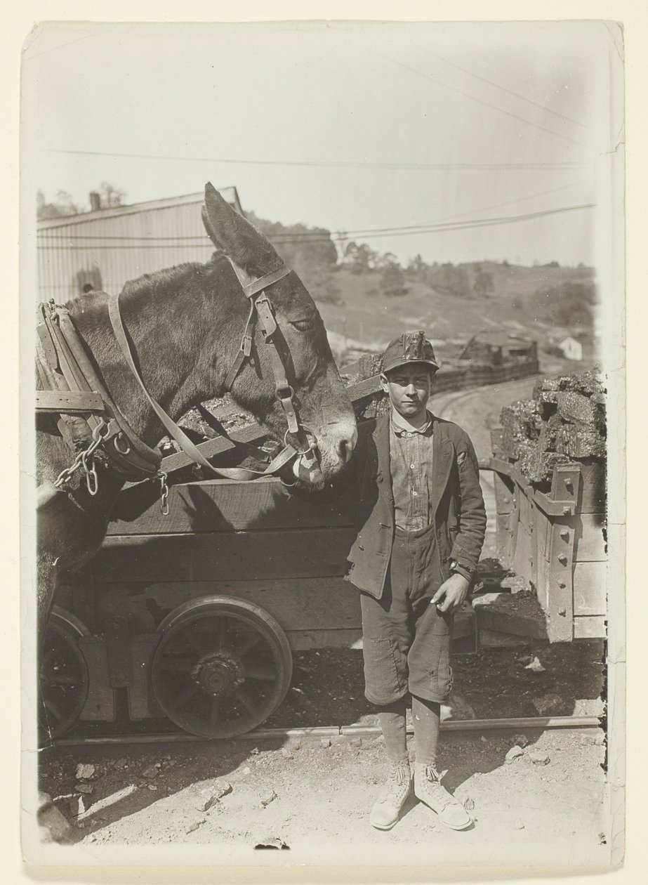 Fiatal sofőr Nyugat-Virginia szénbányában alkotó: Lewis Wickes Hine
