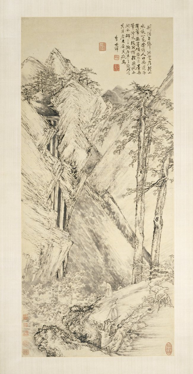 táj a jin GH AO és a guan tong után, 1690-1770. alkotó: Li Shizhuo