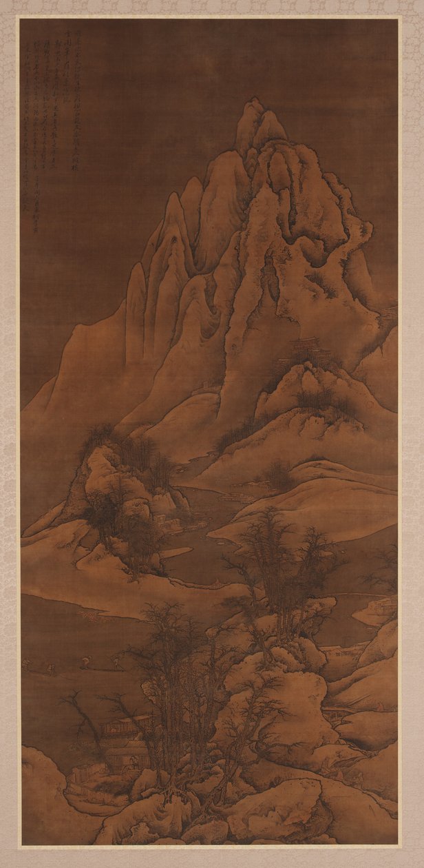 Hókép Guo Xi, Qing-dinasztia után, 1702. alkotó: Li Yin