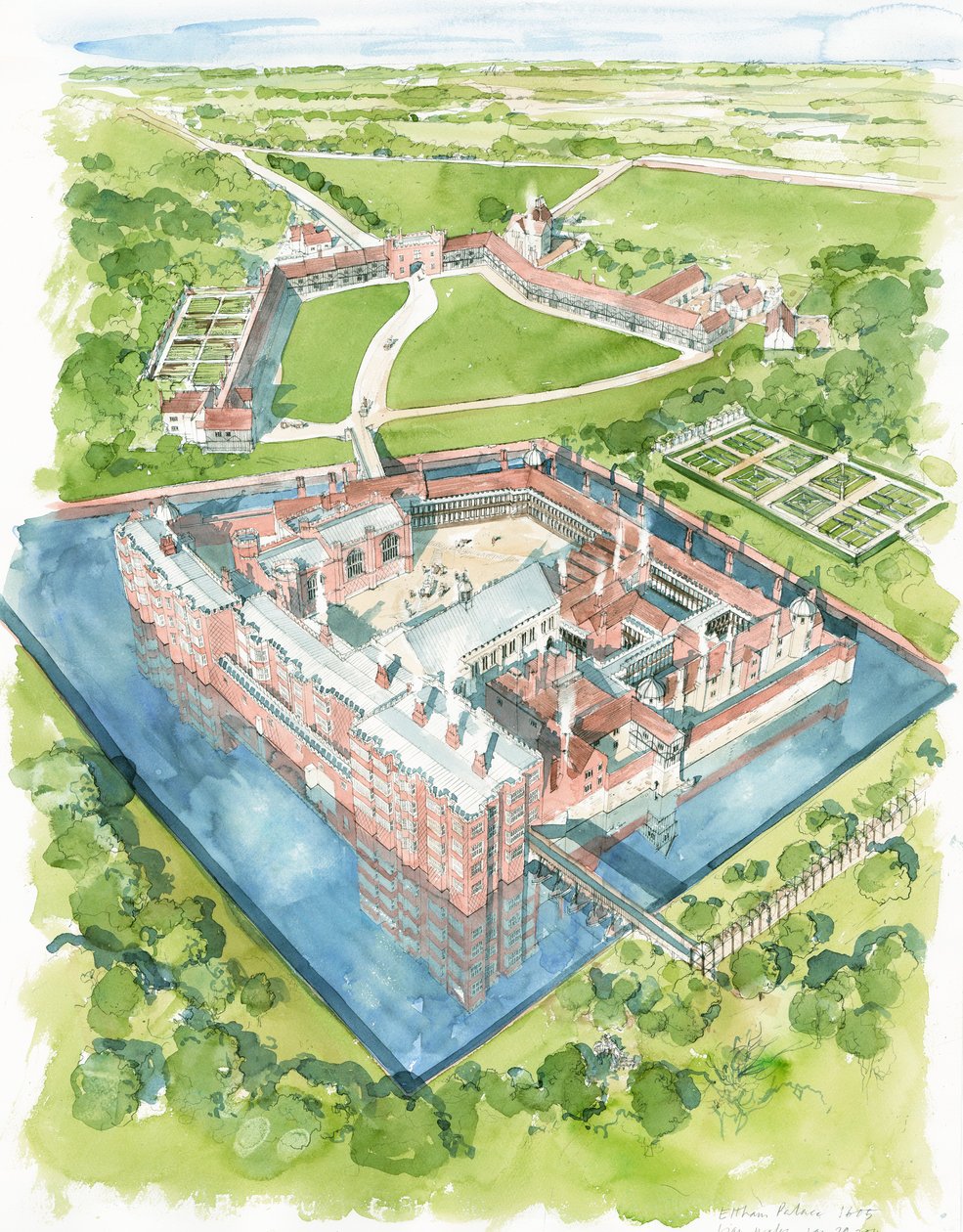 Eltham-palota, Greenwich, London, c1604 c2011 alkotó: Liam Wales