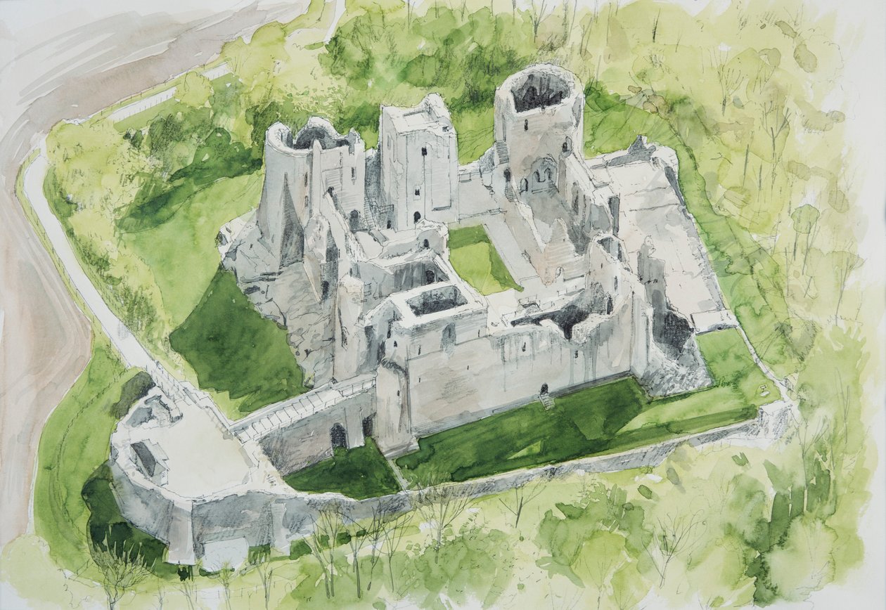 Goodrich kastély, Herefordshire, c1994-c2005 alkotó: Liam Wales