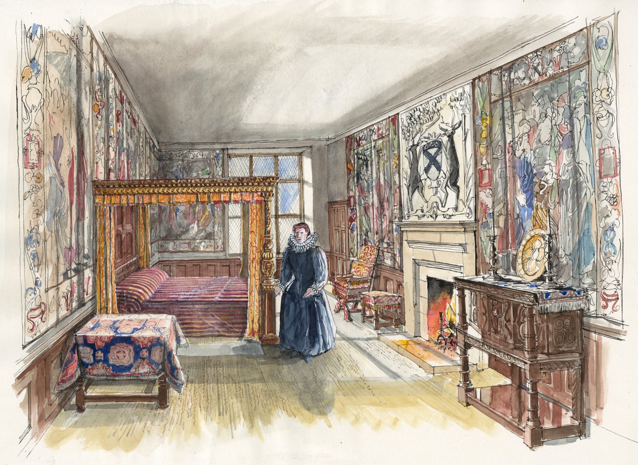 Hardwick Old Hall, 1601, c2000-2010. alkotó: Liam Wales