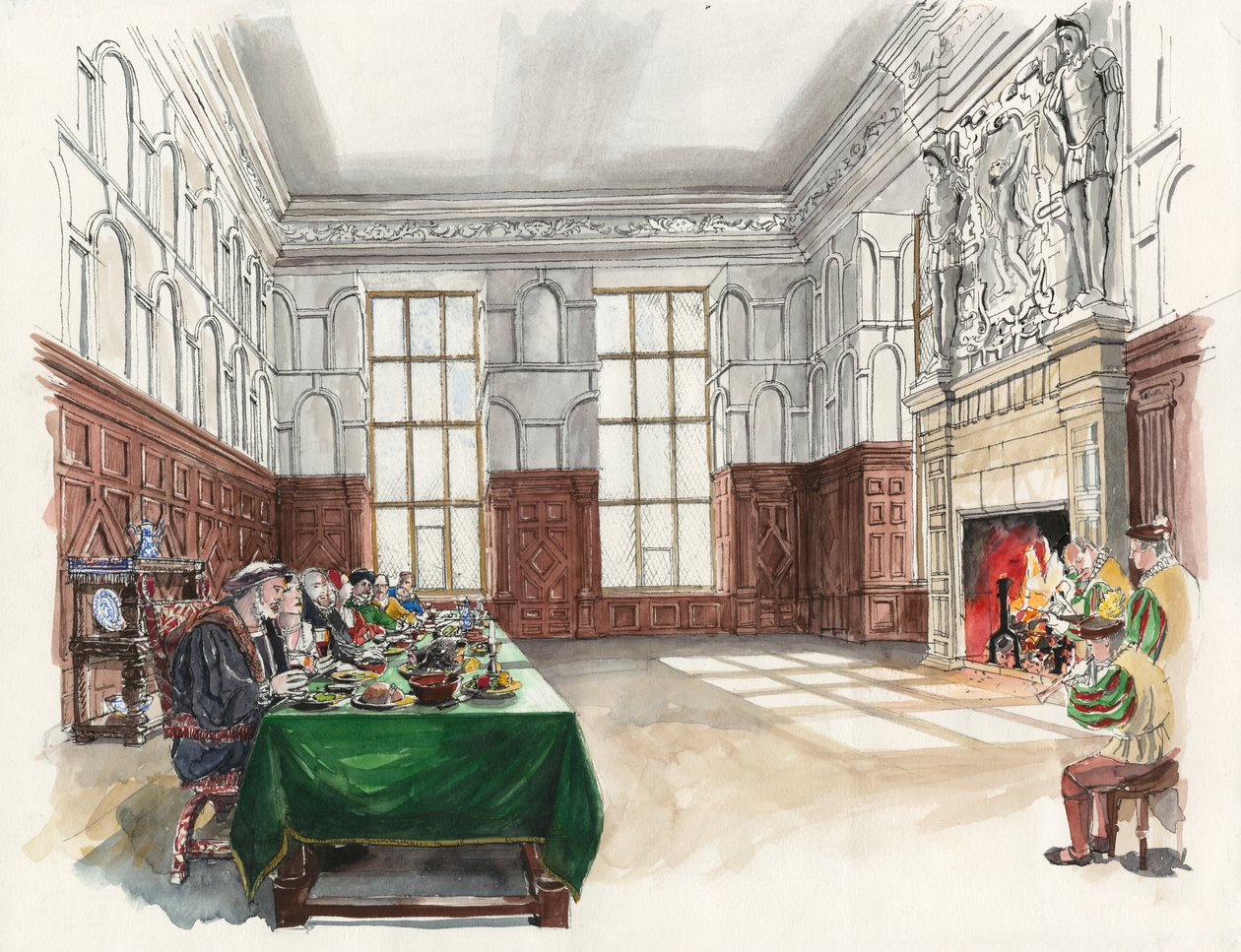 Hardwick Old Hall, 1601, c2000-2010 alkotó: Liam Wales
