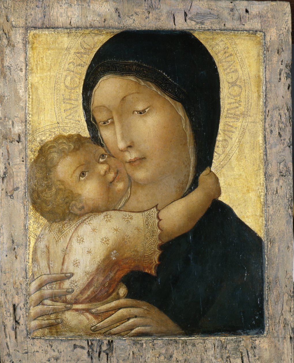Madonna és gyermeke, 1470 körül (tempera nyárfán) alkotó: Liberale da Verona