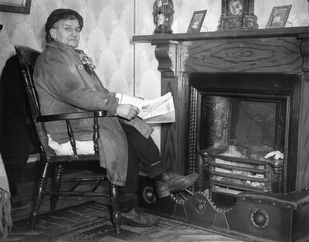 Egy dél-walesi szénbányász, 1940. január 28 alkotó: Unbekannt Unbekannt