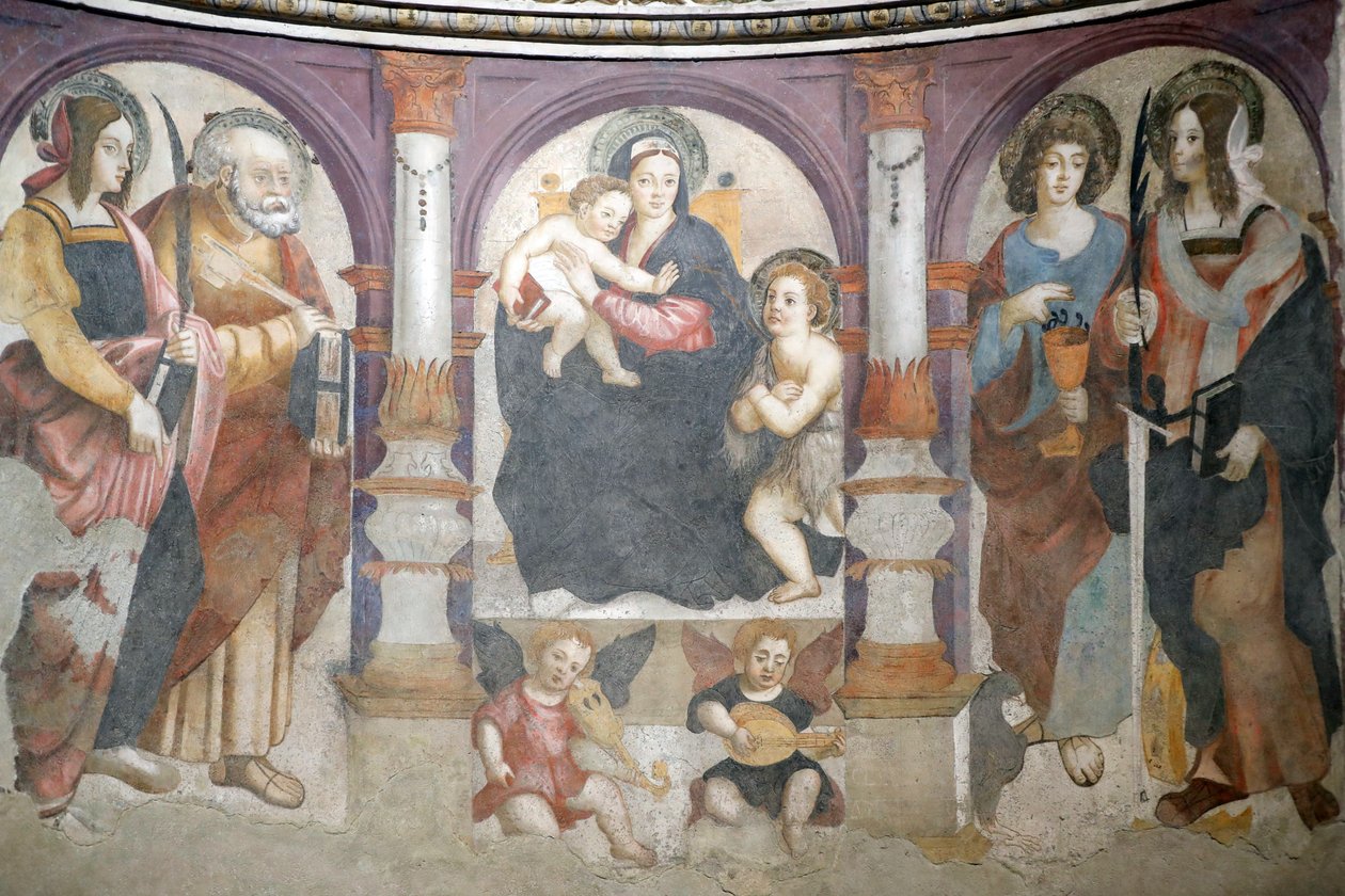Mária mennybemenetele és Keresztelő Szent János székesegyház, Pietro Di Gazino Szent Lucia oltára alkotó: Unbekannt Unbekannt
