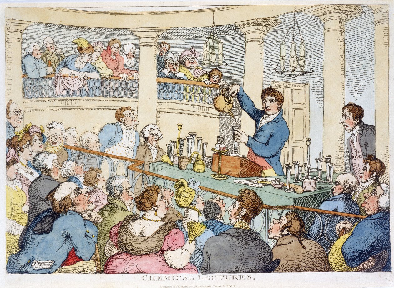 Kémiai előadások, 1810 alkotó: Unbekannt Unbekannt