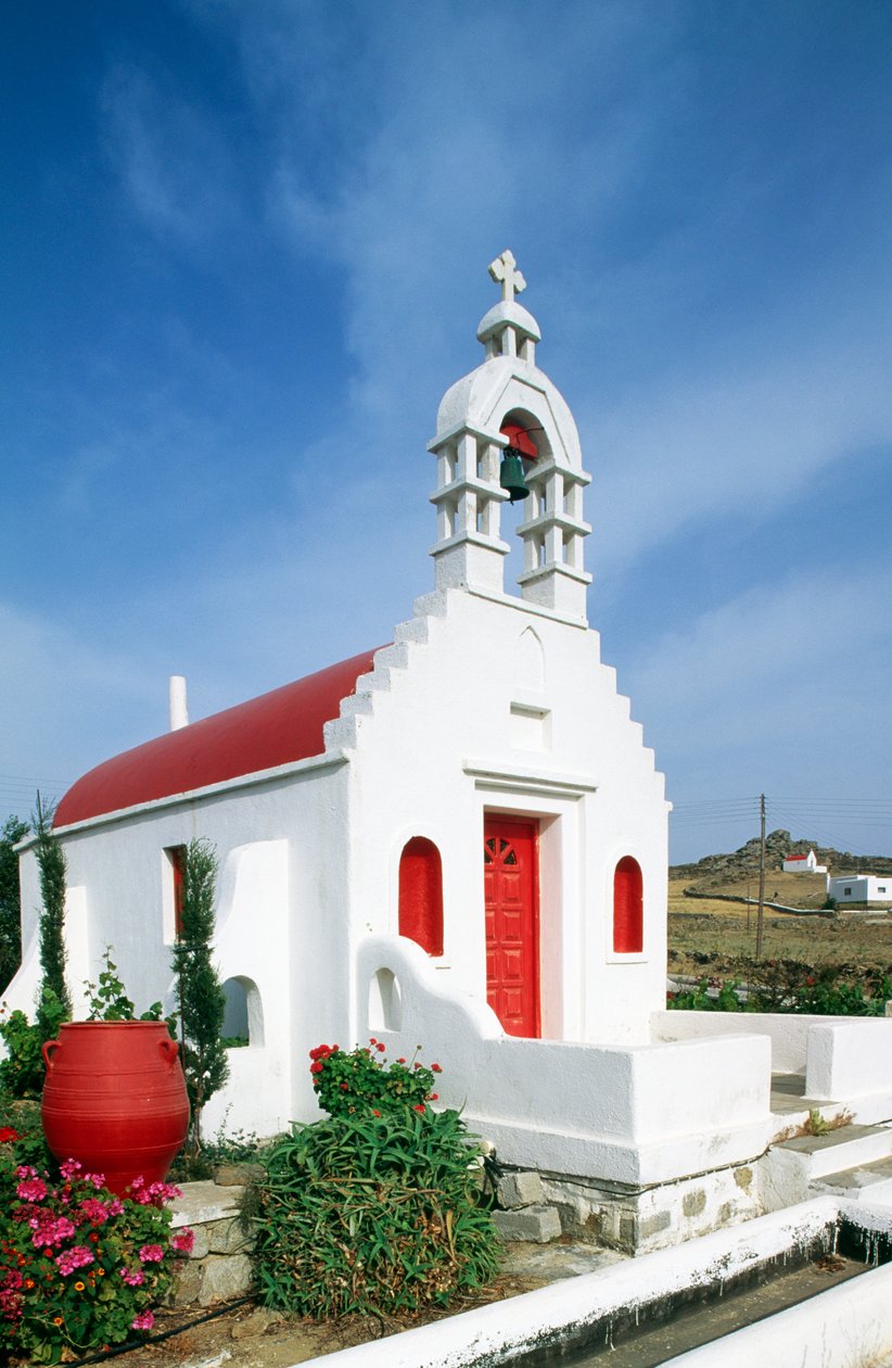 Templom Mykonos szigetén, Kükládok szigetei, Görögország (fotó) alkotó: Unbekannt Unbekannt