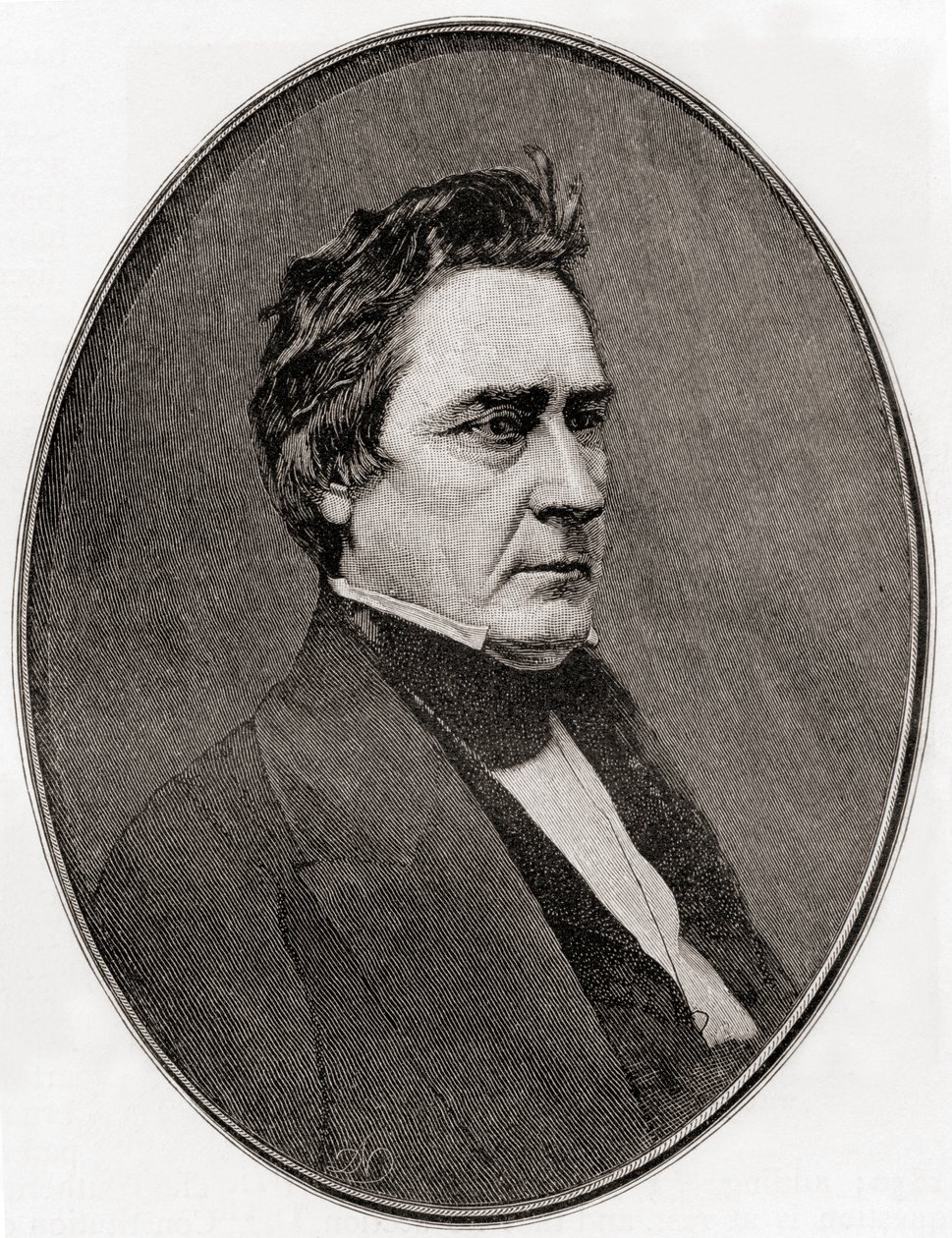 David Rice Atchison, a The Century Magazine-tól, 1887-ben megjelent (metszet) alkotó: Unbekannt Unbekannt