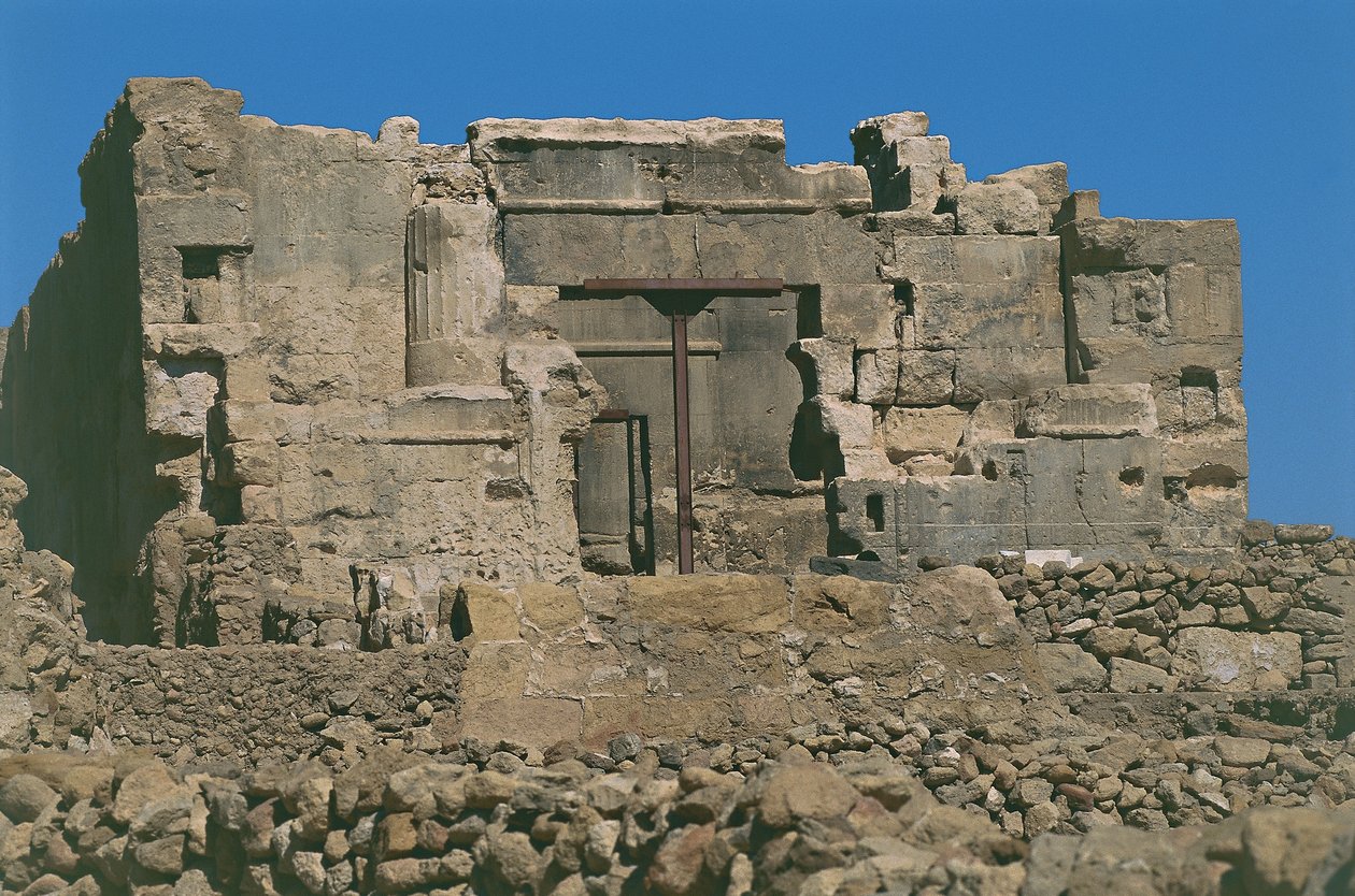 Egyiptom. Ősi Aghurmi a Siwa (Siwah) oázisban. Az Orákulum temploma vagy Amon temploma. 26. dinasztia, ie 664-525 alkotó: Unbekannt Unbekannt