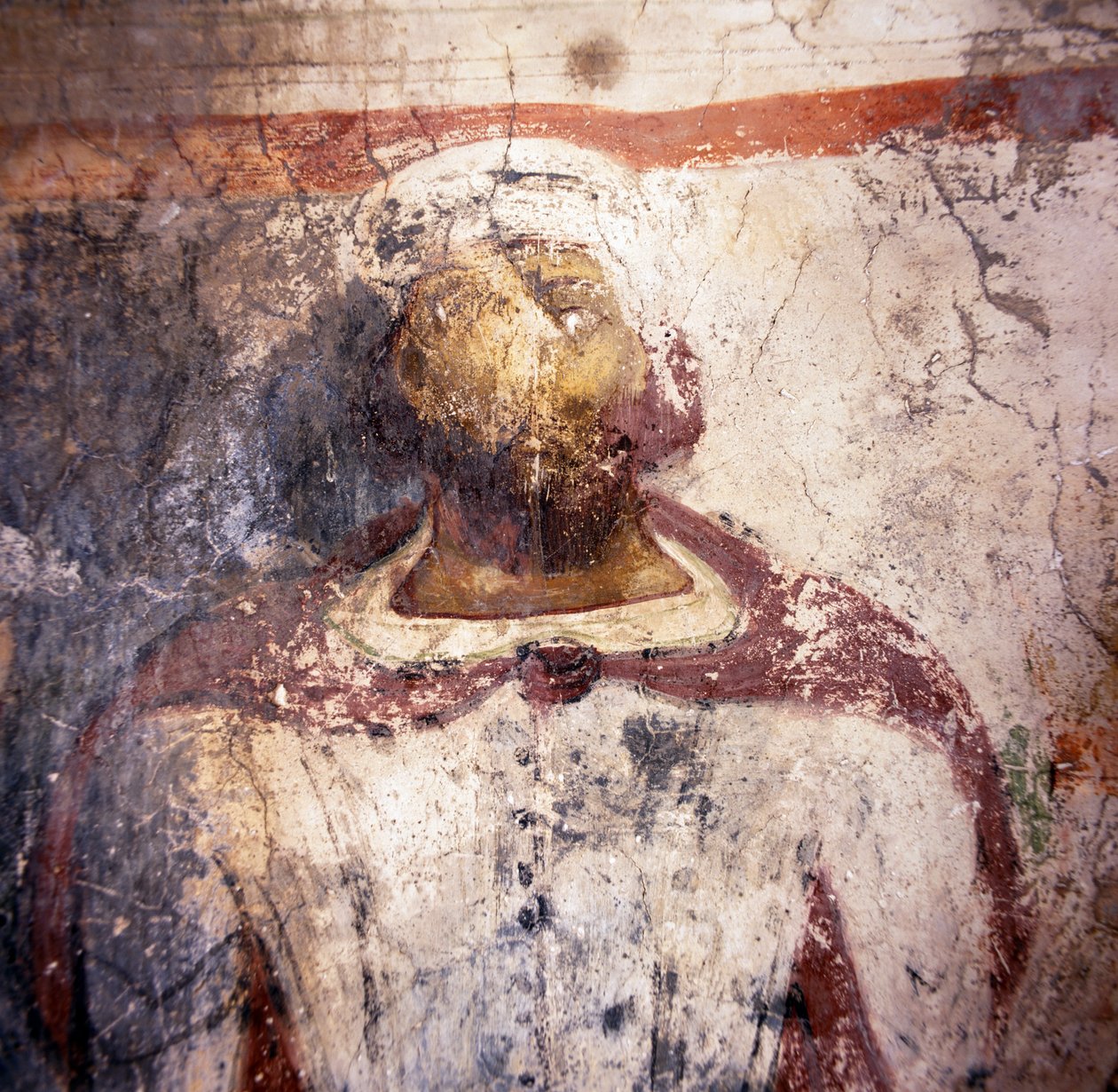Freskóvásárló, freskó az Agios Georgios bizánci templomban alkotó: Unbekannt Unbekannt
