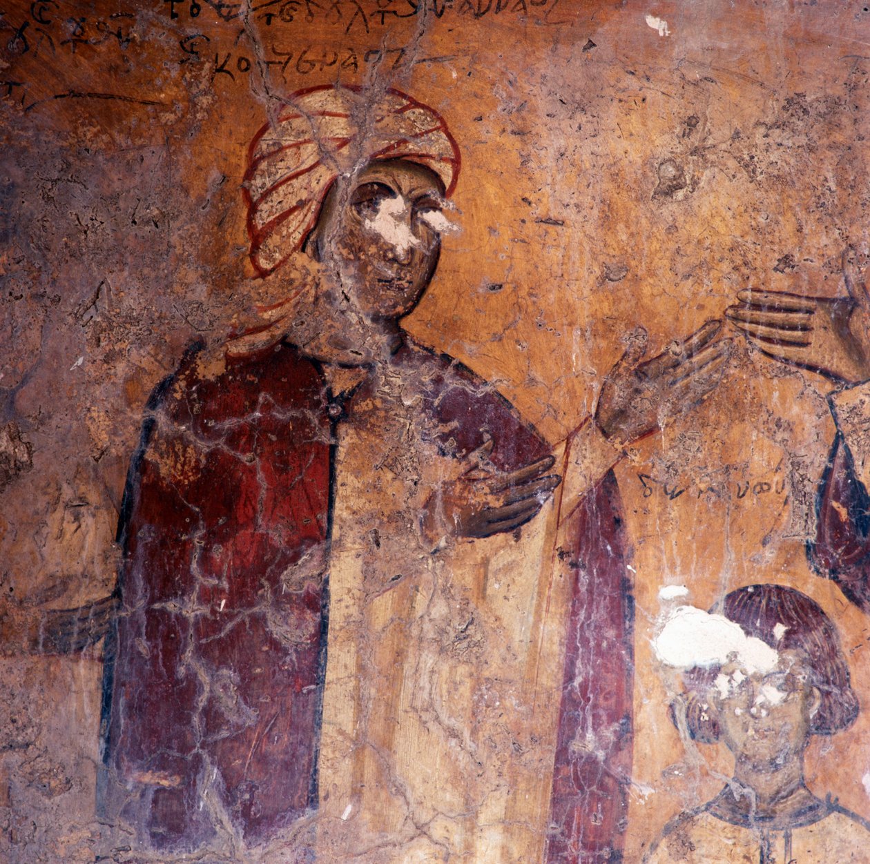 Freskó a templomban, Kandanos, Kréta, Görögország (fotó) alkotó: Unbekannt Unbekannt
