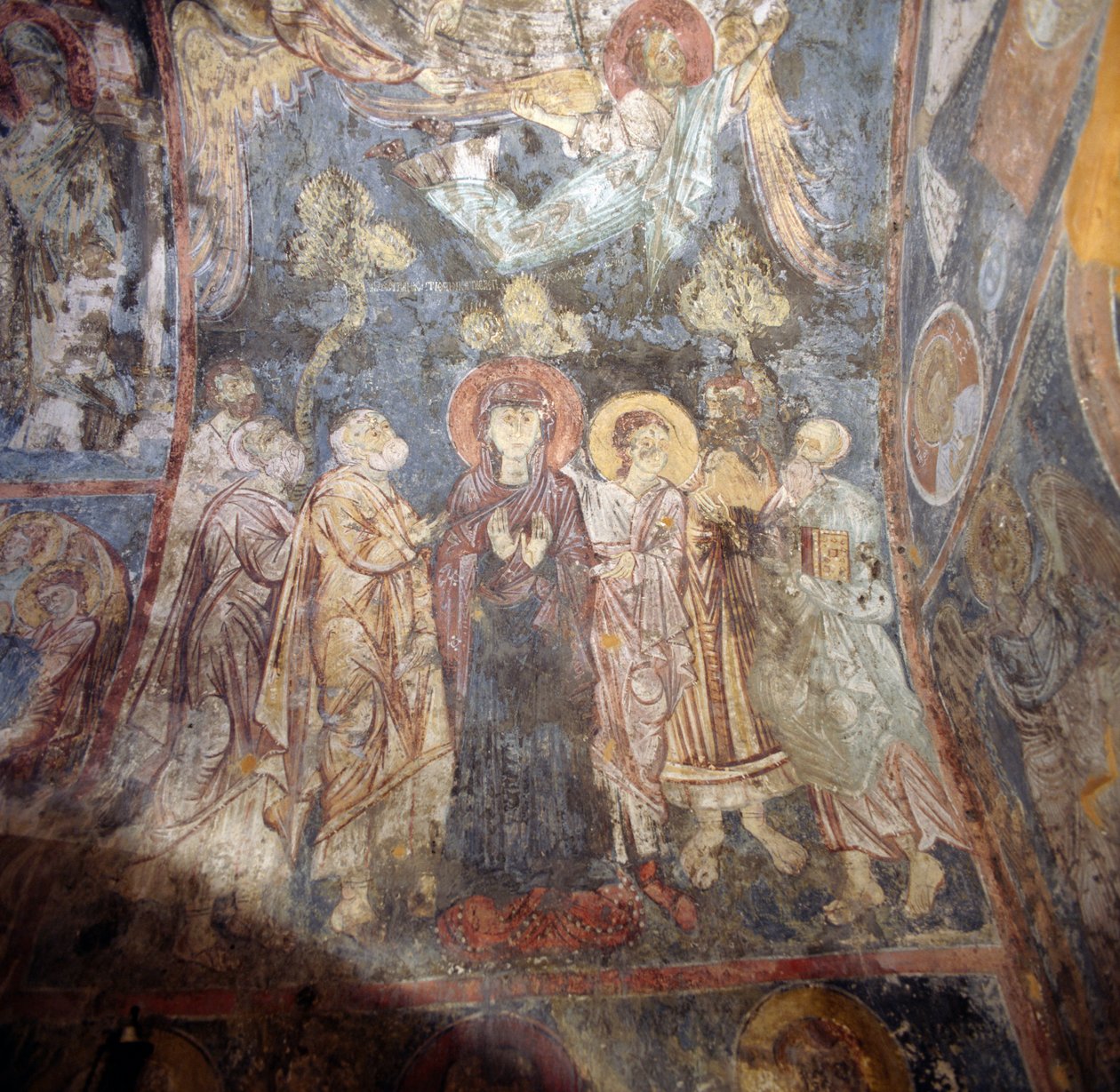 Freskók a templomban Alikamposban, Krétán, Görögországban (fotó) alkotó: Unbekannt Unbekannt