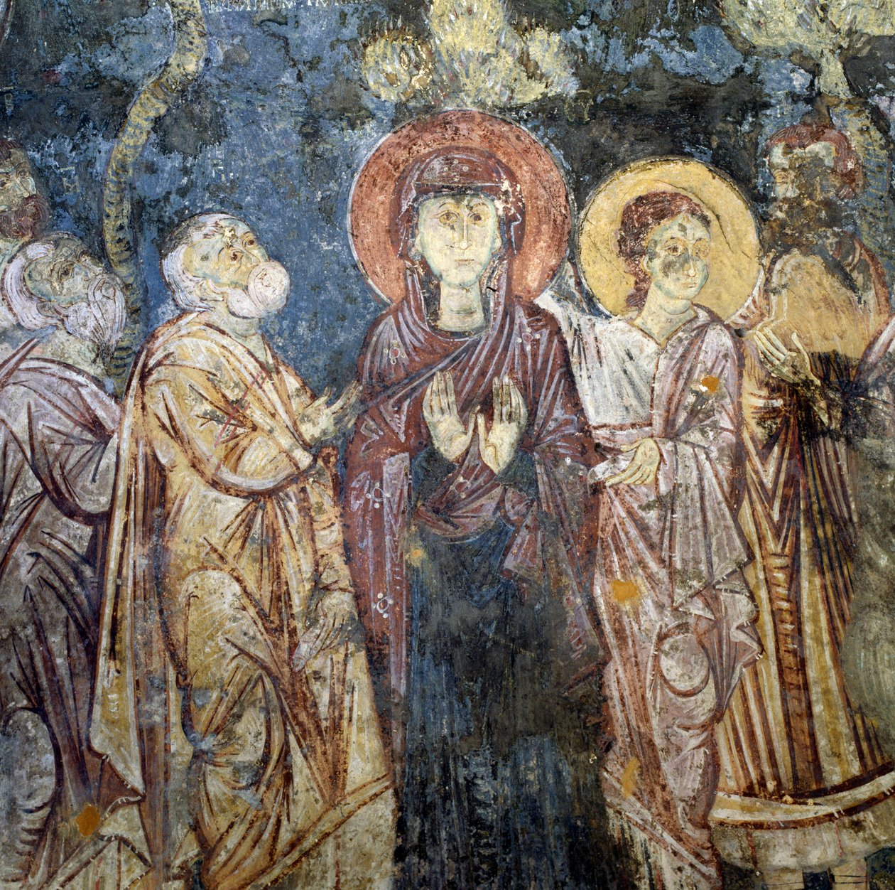 Freskók a templomban Alikamposban, Krétán, Görögországban (fotó) alkotó: Unbekannt Unbekannt