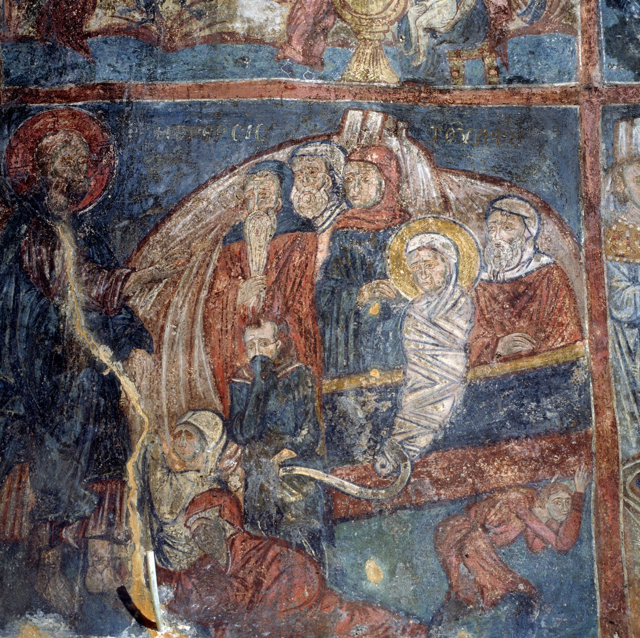 Freskók a templomban Alikamposban, Krétán, Görögországban (fotó) alkotó: Unbekannt Unbekannt