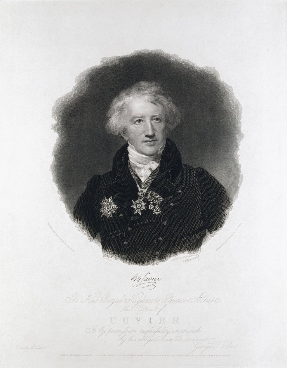 Georges Cuvier francia anatómus alkotó: Unbekannt Unbekannt