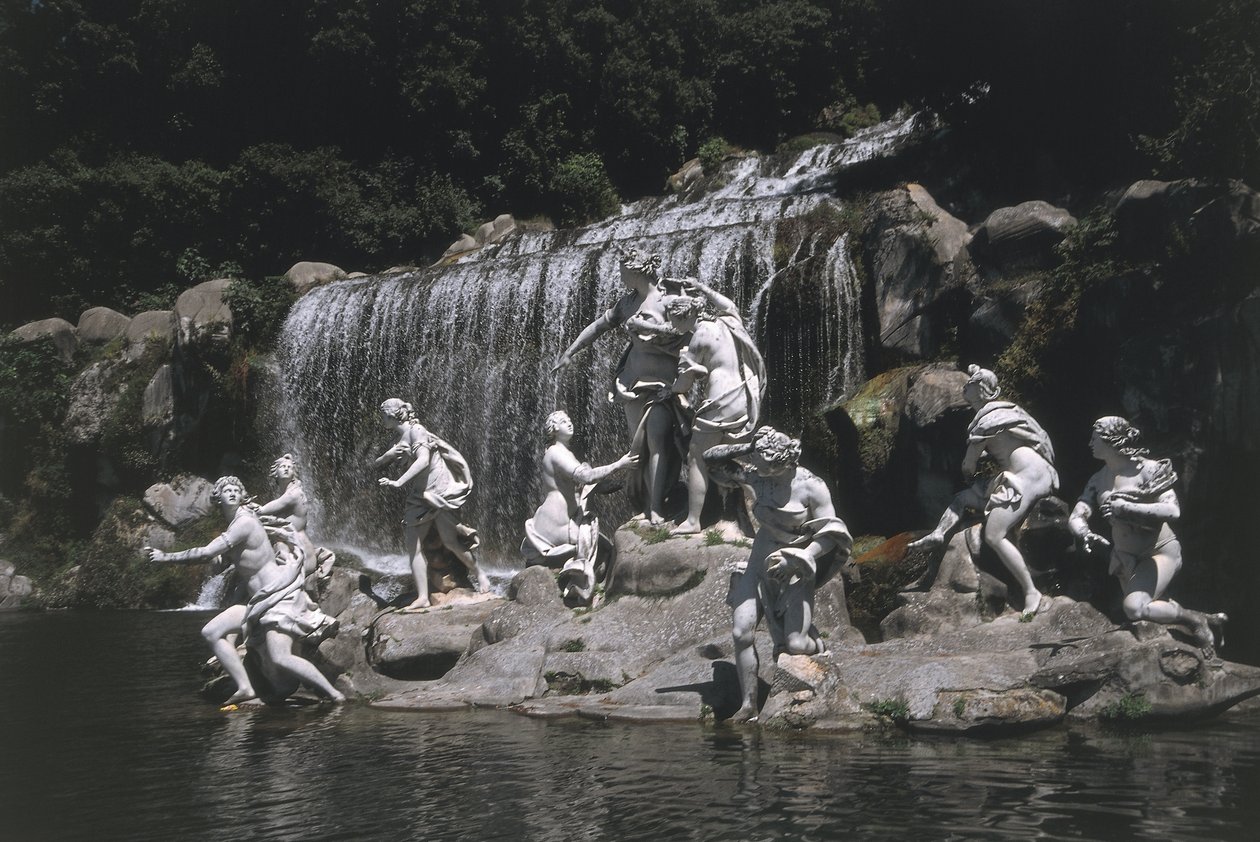 Olaszország, Campania régió, Caserta, királyi palota, Diana és az Actaeon-kút alkotó: Unbekannt Unbekannt