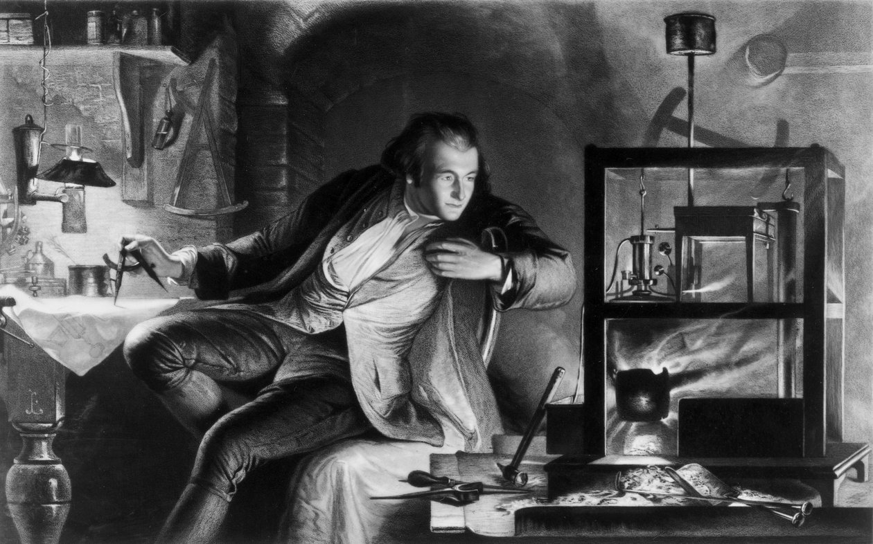 James Watt brit mérnök fiatalon, 1769 körül alkotó: Unbekannt Unbekannt