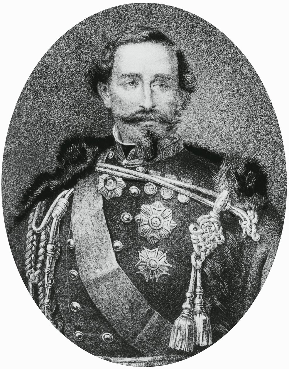 Alfonso Ferrero della Marmora (1804-1878) olasz tábornok és politikus portréja, metszet alkotó: Unbekannt Unbekannt