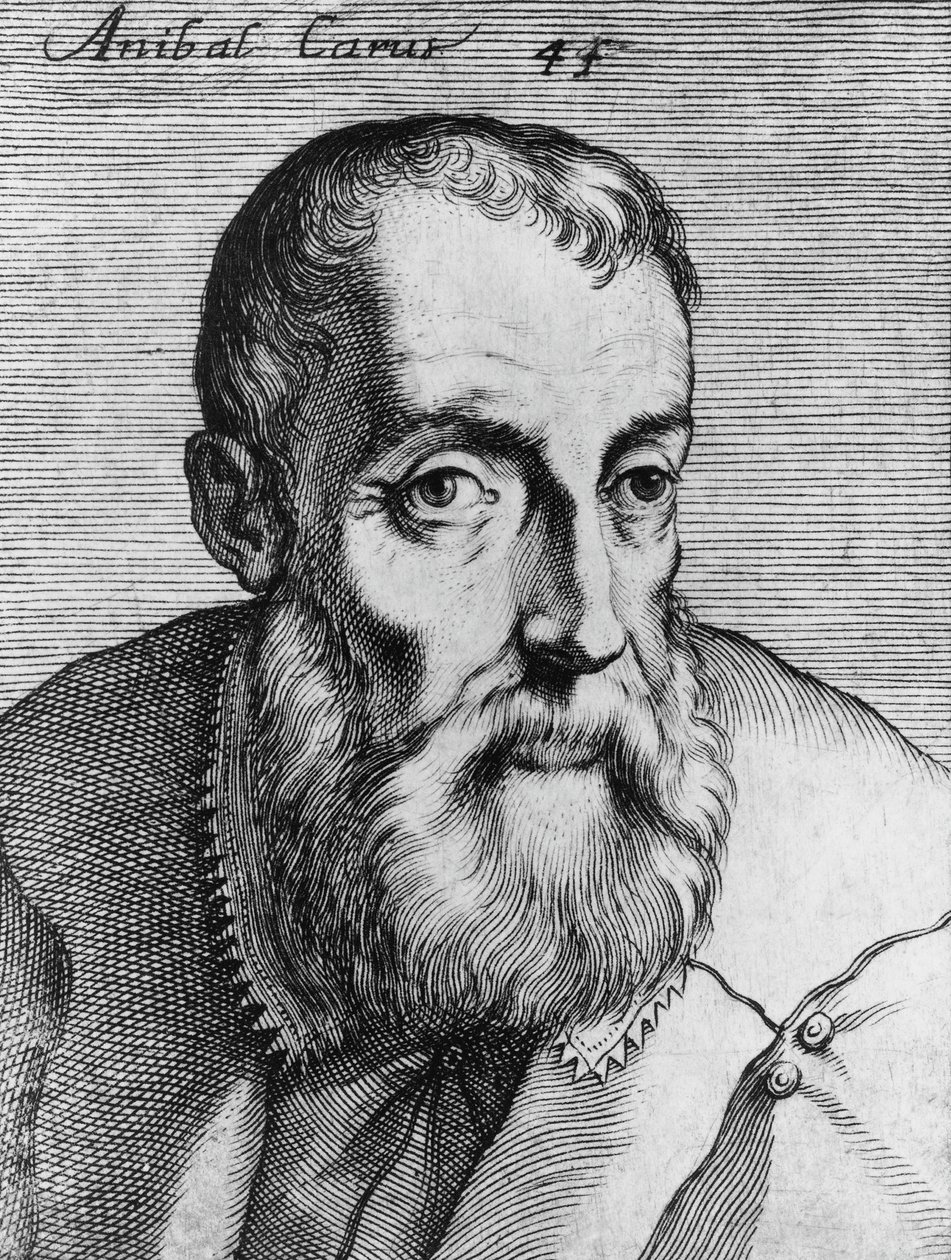 Annibale Caro (1507-1566) olasz költő, drámaíró és műfordító portréja, metszet alkotó: Unbekannt Unbekannt