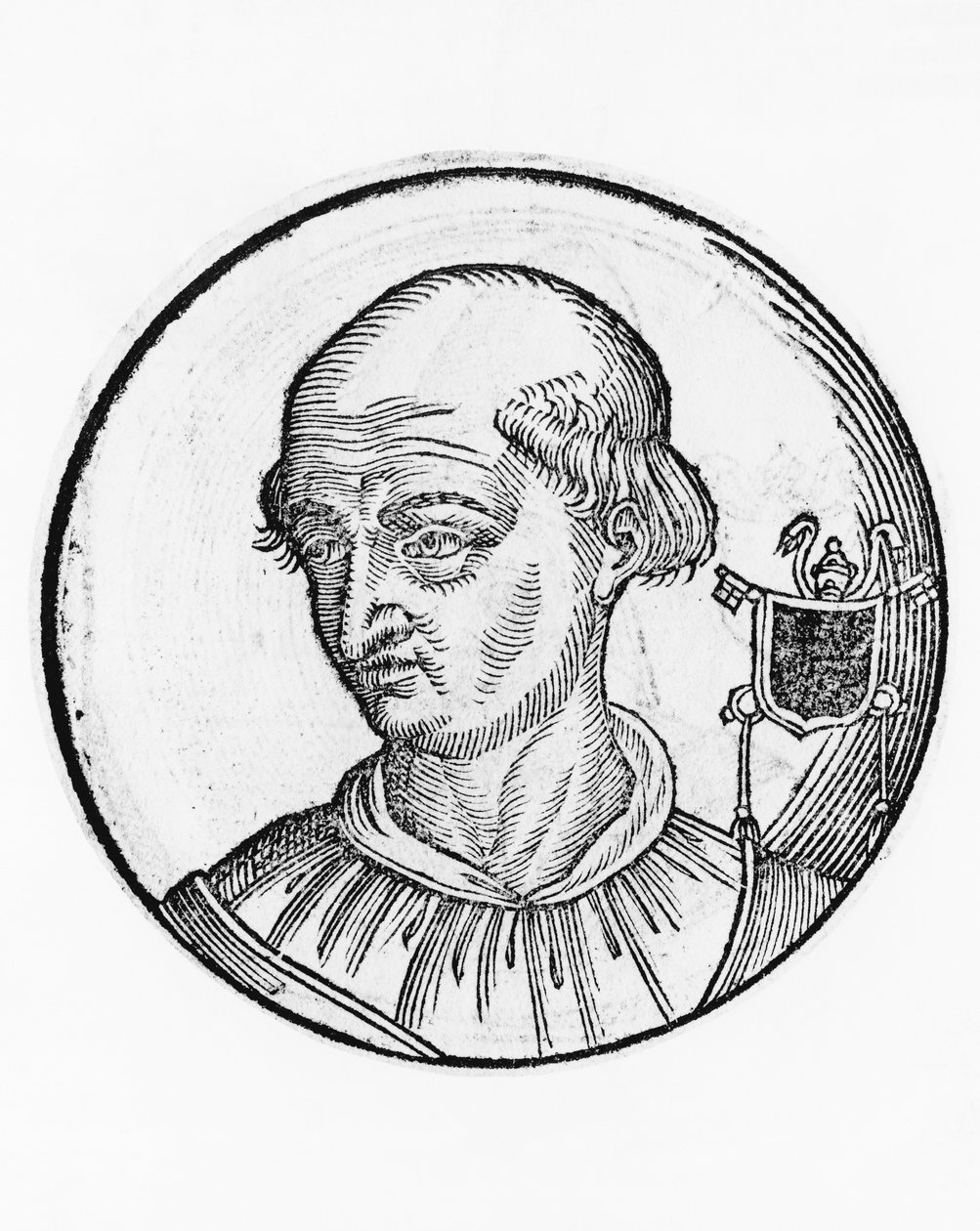 IX. Benedek portréja (Theophylactus III of Tusculum alkotó: Unbekannt Unbekannt