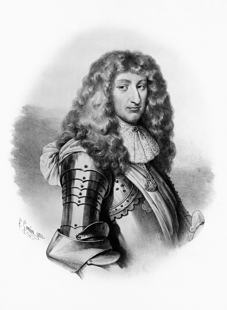 II. Károly Emmánuel (1634-1675), Savoyai herceg portréja 1638-ból, metszet alkotó: Unbekannt Unbekannt