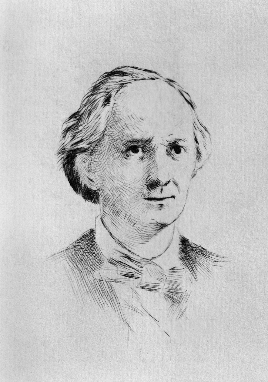 Charles Pierre Baudelaire (1821-1867) francia költő, esszéista, művészeti kritikus és műfordító portréja alkotó: Unbekannt Unbekannt