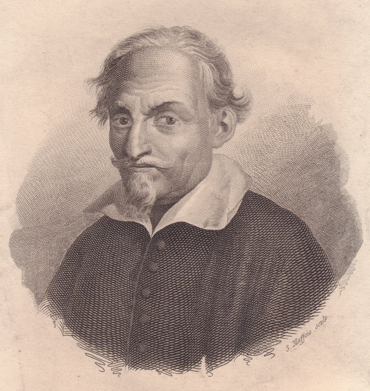 Alessandro Tassoni (1565-1635) olasz író és költő portréja, S Maffeis rézmetsze alkotó: Unbekannt Unbekannt
