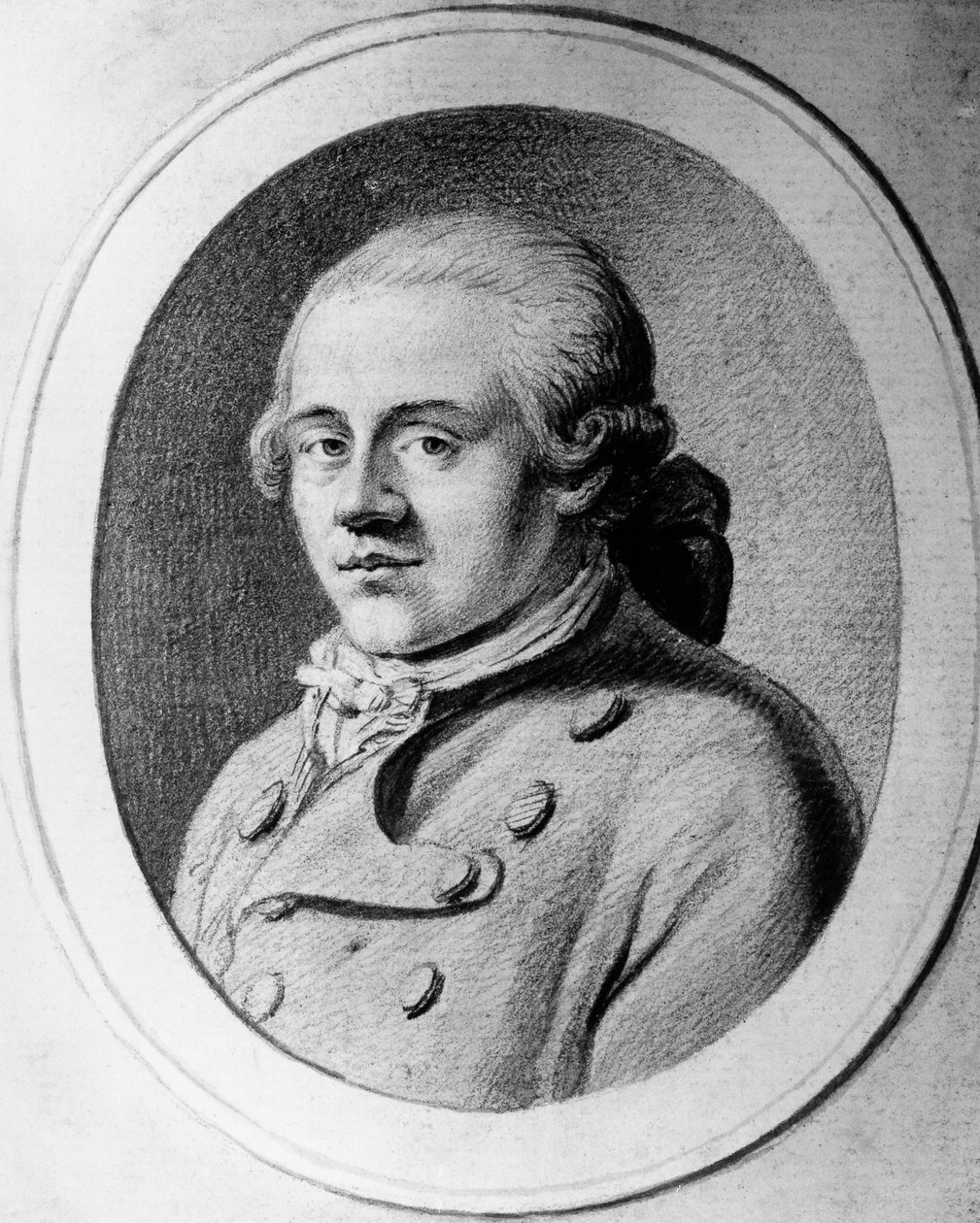 Jakob Michael Reinhold Lenz (1751-1792), a Sturm und Drang mozgalom német írójának portréja, metszet alkotó: Unbekannt Unbekannt