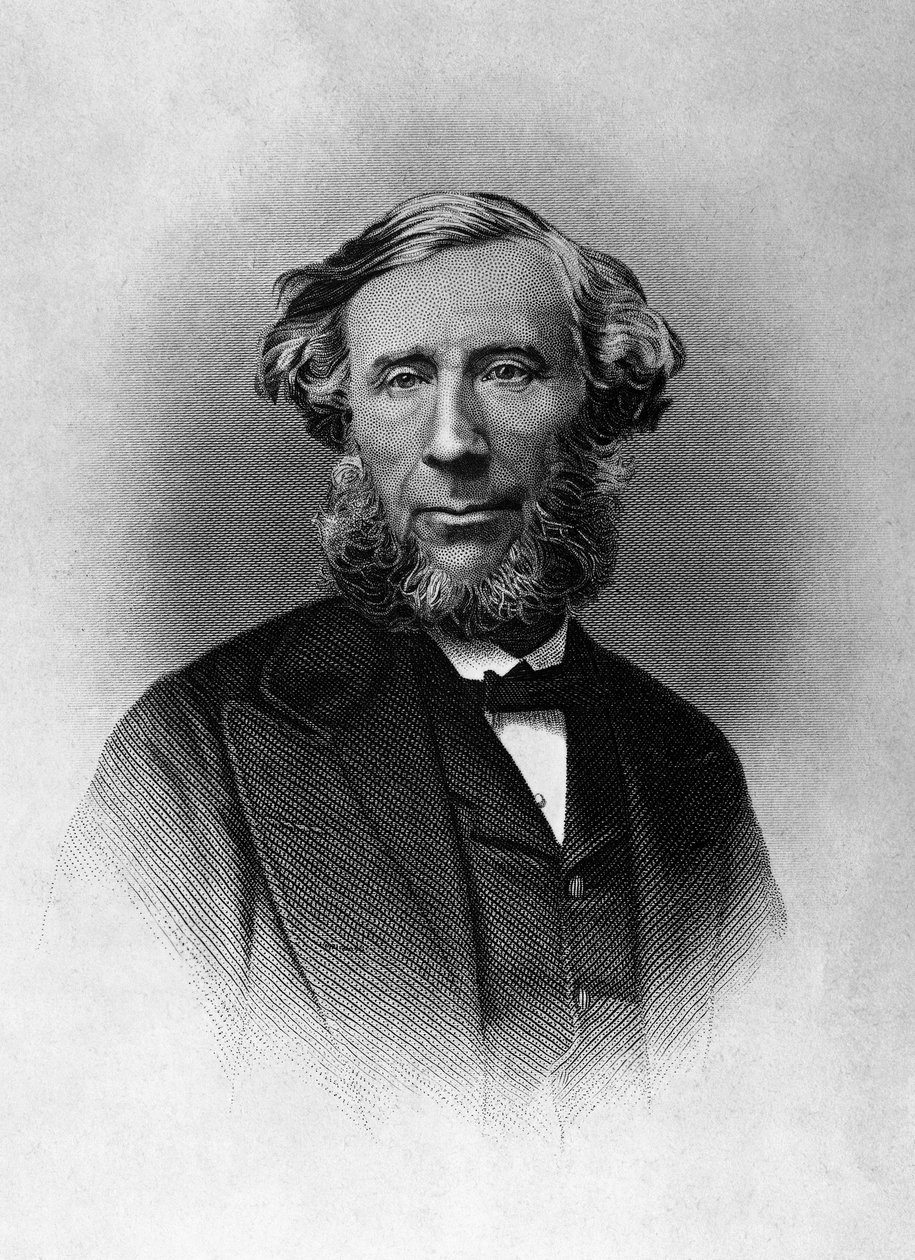 John Tyndall (1820-1893) ír fizikus portréja, metszet alkotó: Unbekannt Unbekannt