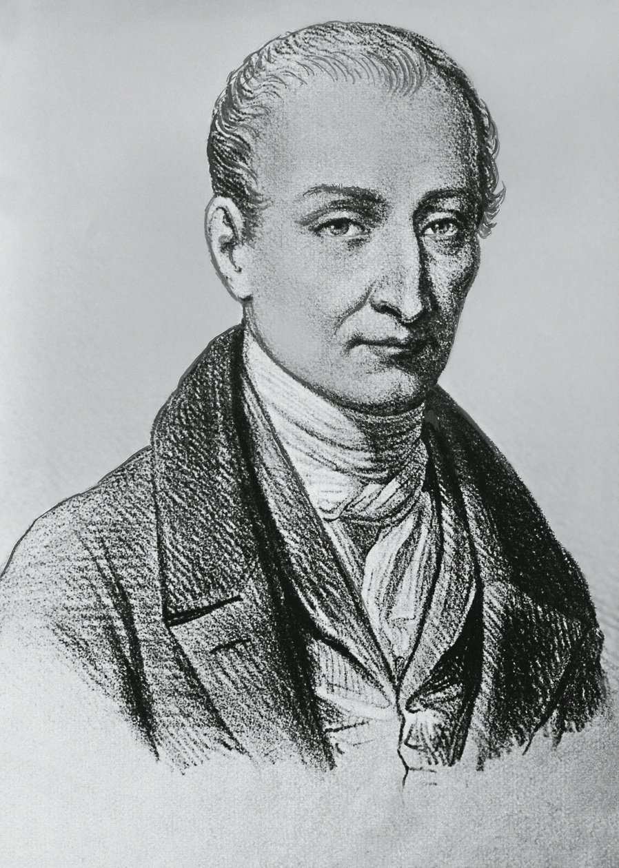 Joseph Nicephore Niepce (1765-1833), a heliográfia francia feltalálójának portréja alkotó: Unbekannt Unbekannt