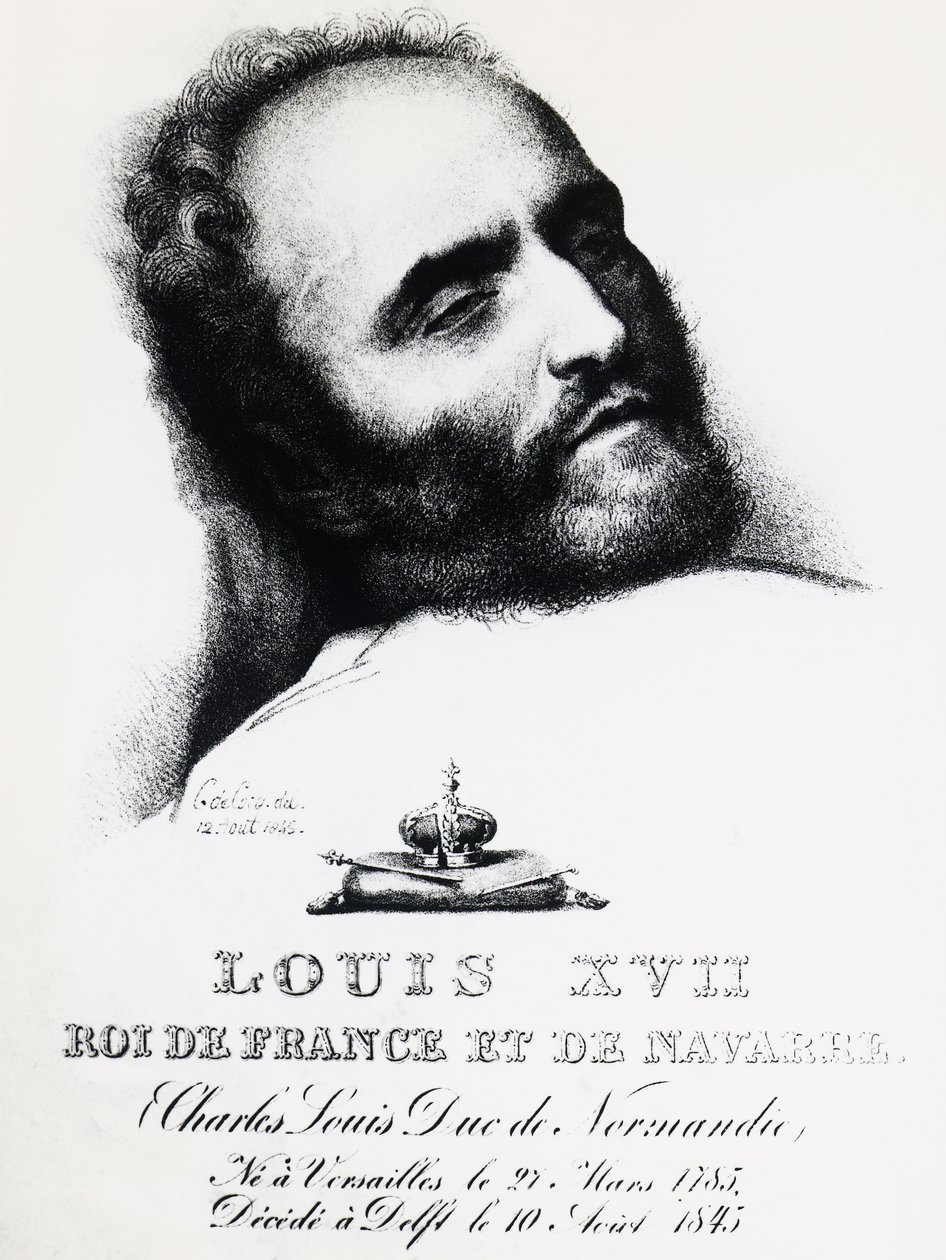 Karl Wilhelm Naundorff (1785-1845) portréja, a leghíresebb és legmakacsabb a sok közül, akik Franciaország Dauphinjának vallották magukat halálos ágyán Delftben, augusztus 12-én. alkotó: Unbekannt Unbekannt