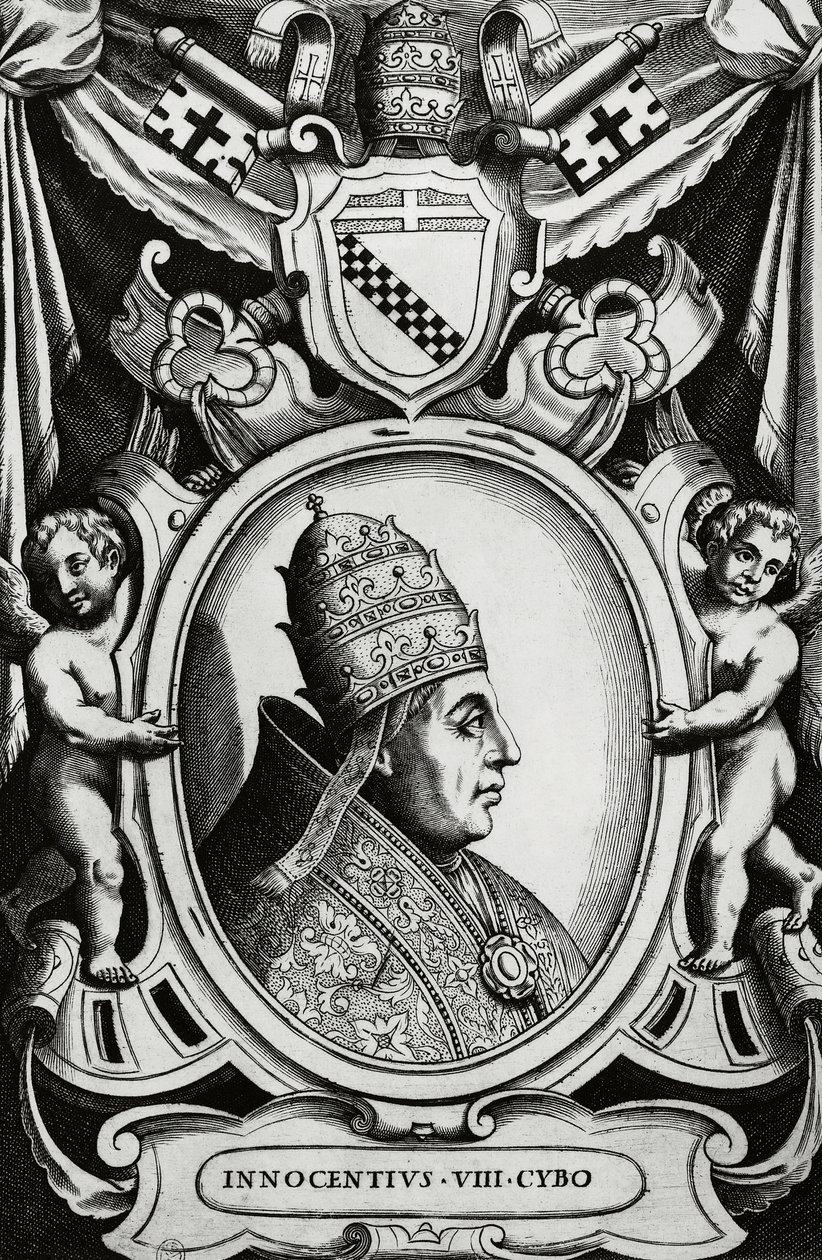 VIII. Innocent pápa portréja (Giovanni Battista Cybo alkotó: Unbekannt Unbekannt