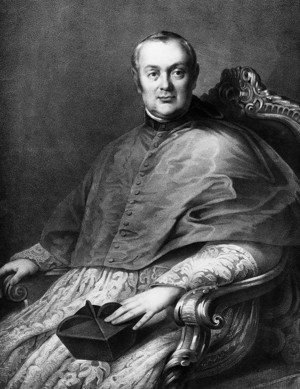 Tommaso Bernetti (1779-1852) olasz bíboros portréja, aki XII. Leó alatt 1828-tól 1829-ig és XVI. Gergely bíboros államtitkára volt 1831-től 1836-ig, litográfia alkotó: Unbekannt Unbekannt