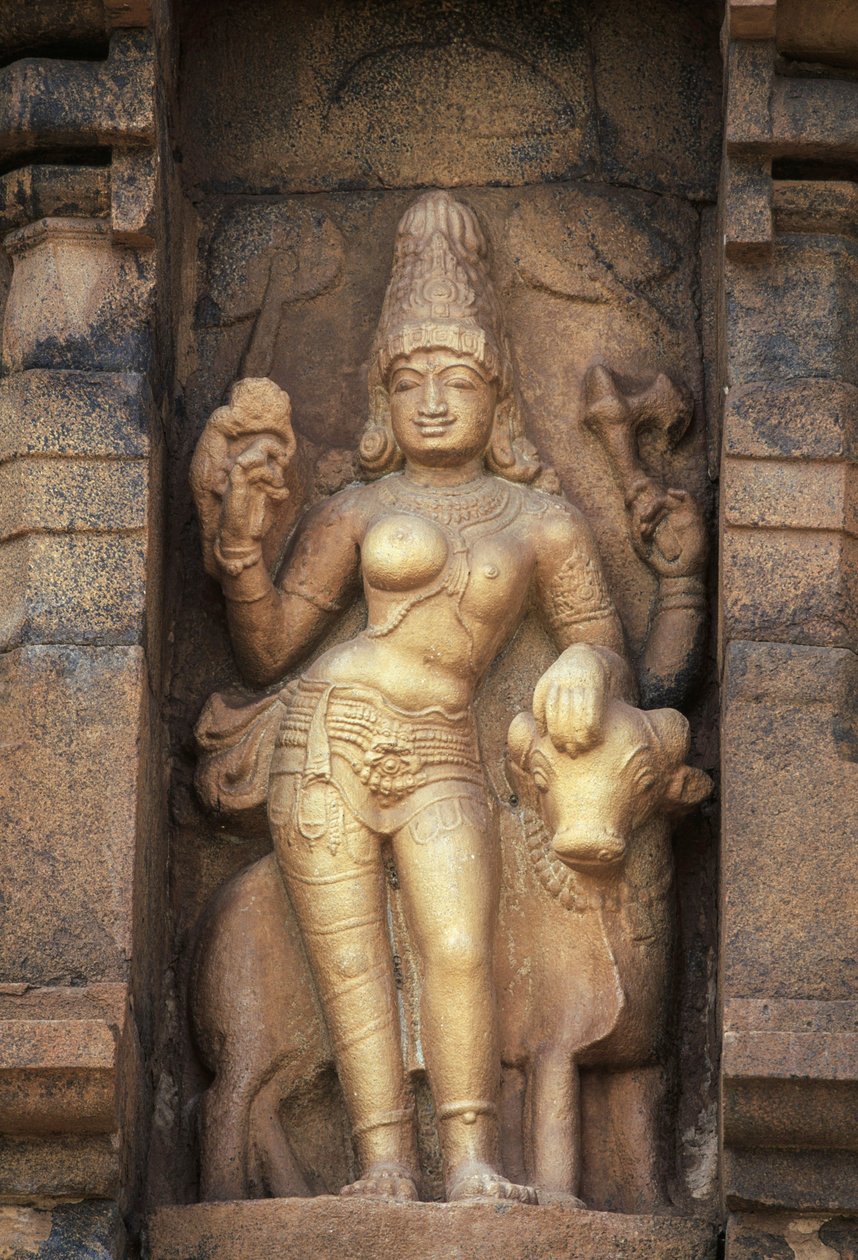 Megkönnyebbülés legyőzve Parvatit, Brihadeeswara Temple, Gangaikonda Cholapuram, Tamil Nadu, India alkotó: Unbekannt Unbekannt