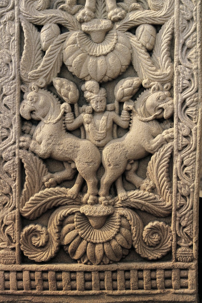 Dombormű a nyugati bejáraton, Nagy sztúpa, Sanchi (UNESCO világörökségi lista alkotó: Unbekannt Unbekannt