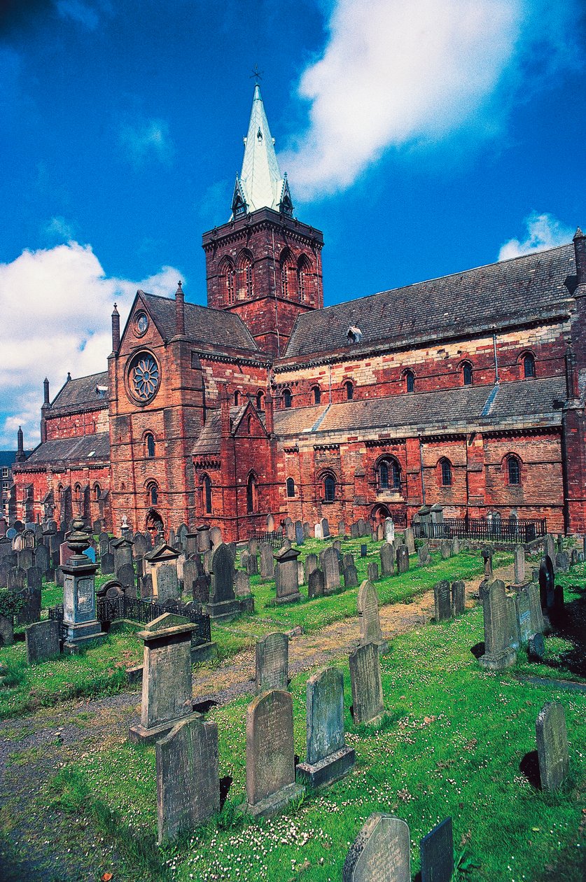 Saint Magnus katedrális, Kirkwall, szárazföld, Orkney-szigetek, Skócia, Egyesült Királyság alkotó: Unbekannt Unbekannt