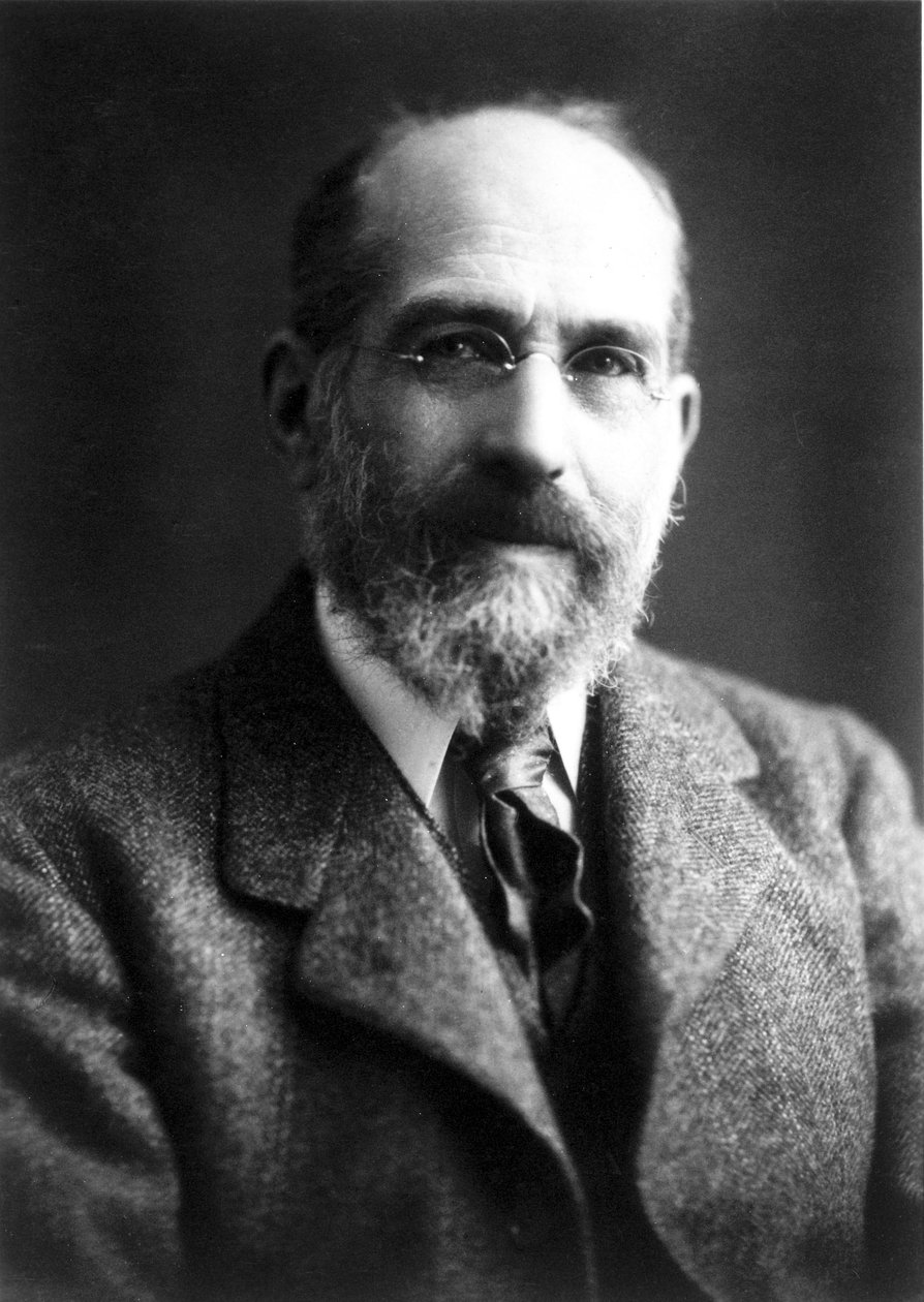 Sir Arthur Schuster, brit fizikus, a XX. század eleje alkotó: Unbekannt Unbekannt