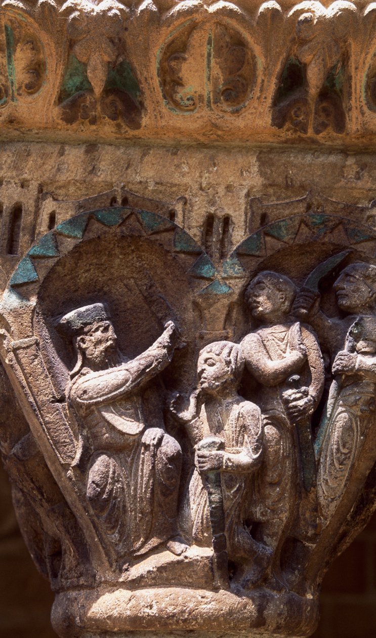 Spanyolország, Navarra, Estella, San Pedro de la Rua kolostor, főváros alkotó: Unbekannt Unbekannt