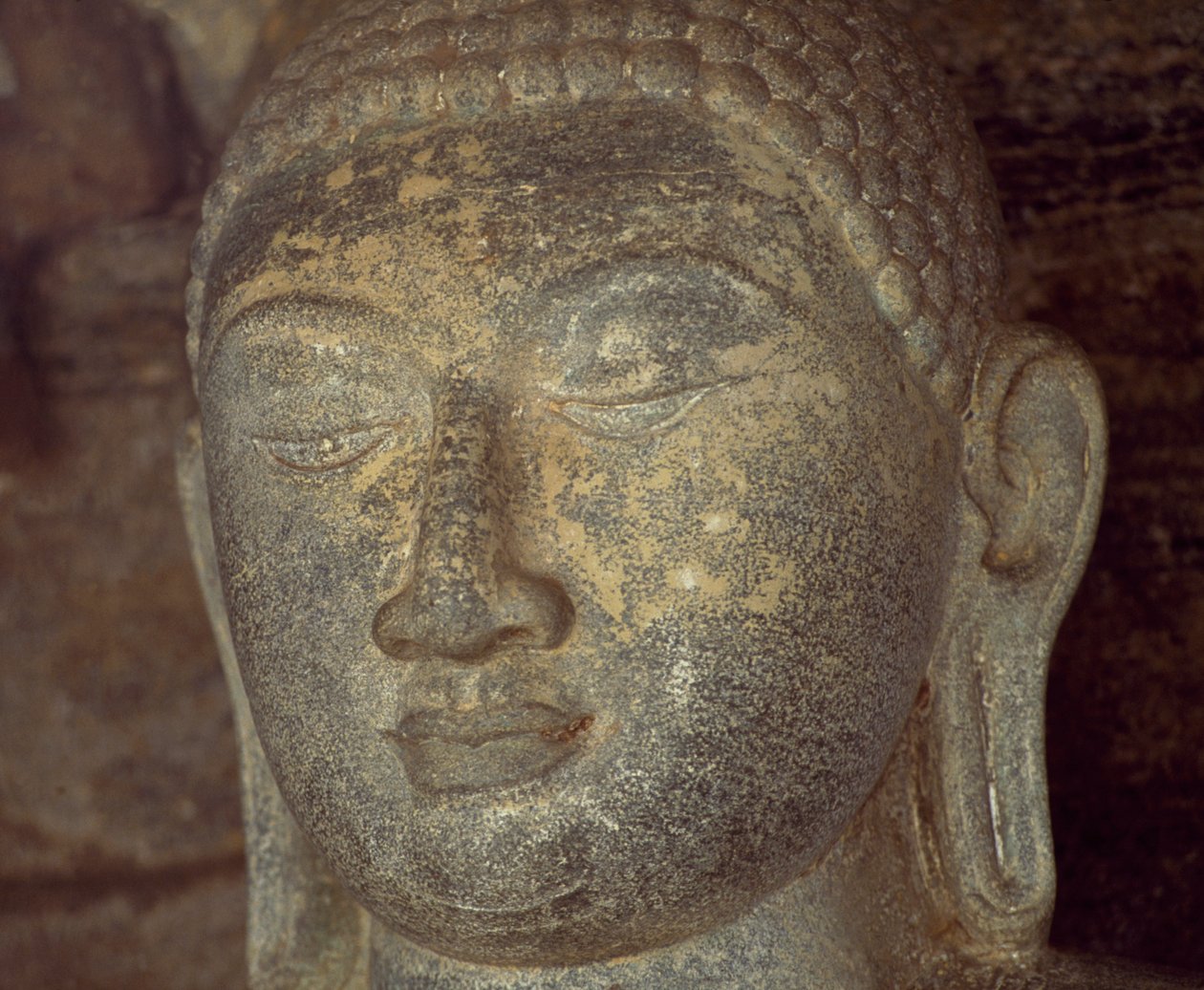 Sri Lanka, Polonnaruwa, Gal Vihara Buddha-szobor részlete (UNESCO Világörökségi Lista alkotó: Unbekannt Unbekannt