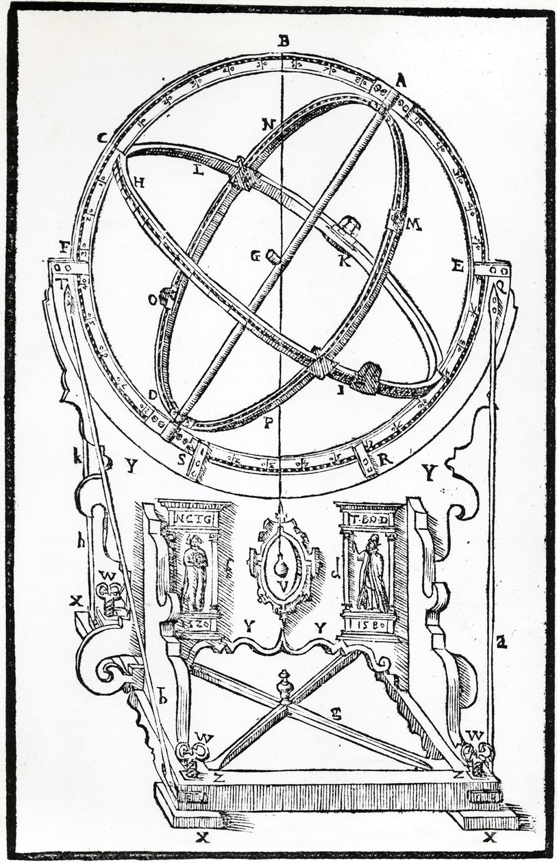 Tycho Brahe Armilláris Egyenlítője alkotó: Unbekannt Unbekannt