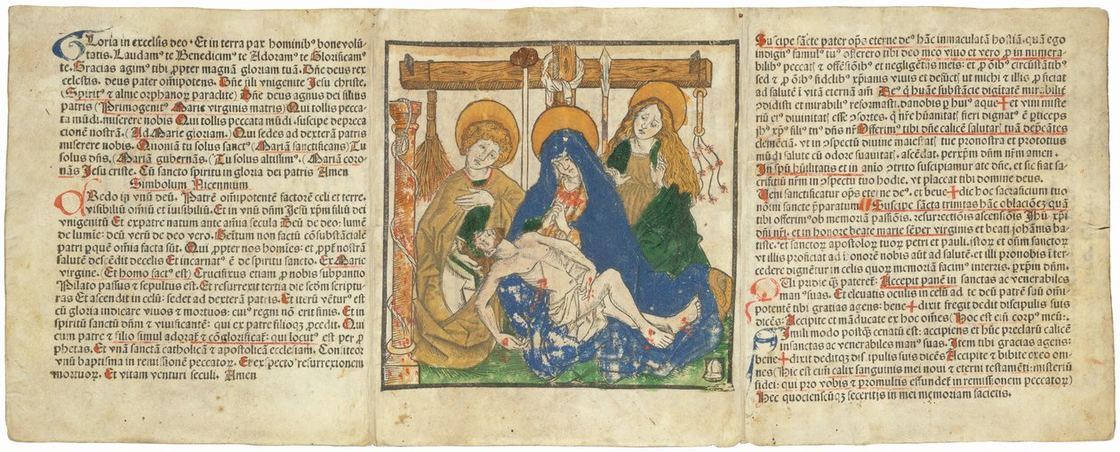 Canon-asztal siralommal alkotó: Lienhart Ysenhut