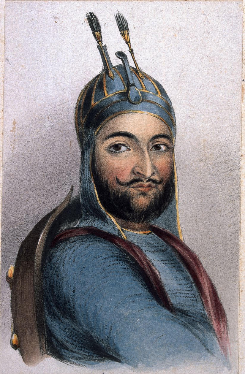 Mahommed Akbar Khan, 1842 alkotó: Lieutenant Vincent Eyre