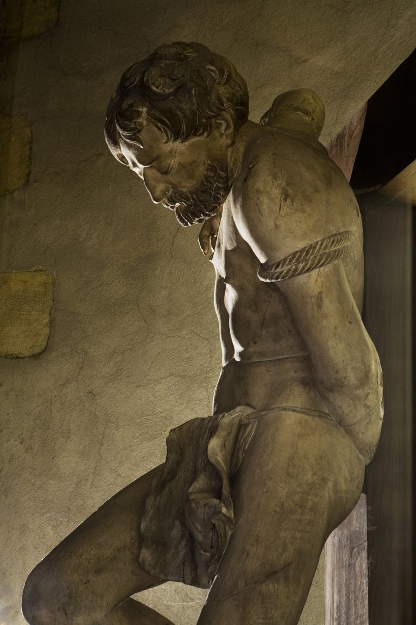Kálvária, részlet, 1530 körül (festett fa) alkotó: Ligier Richier
