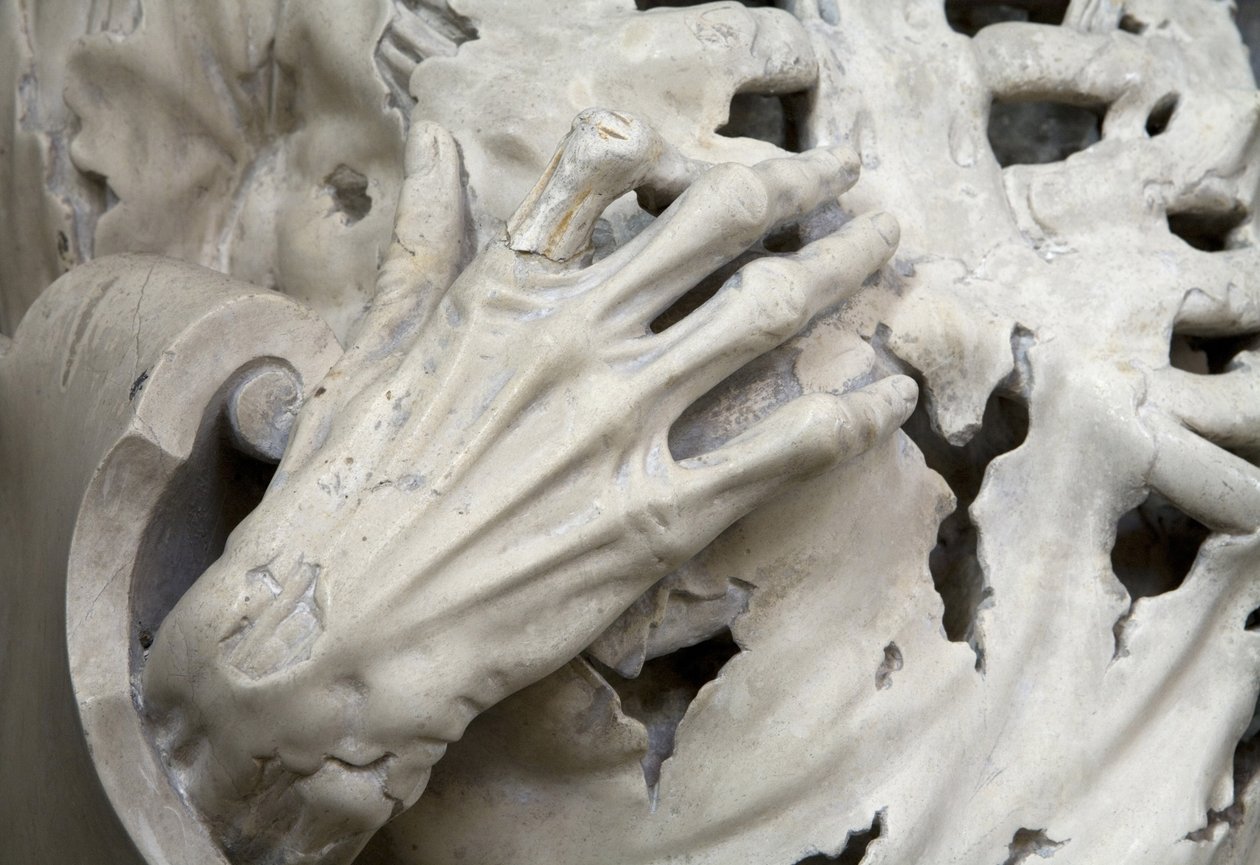 Flayed, vagy The Skeleton, részlet alkotó: Ligier Richier